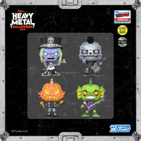 NYCC 2023 Funko Heavy Metal Halloween Complete 